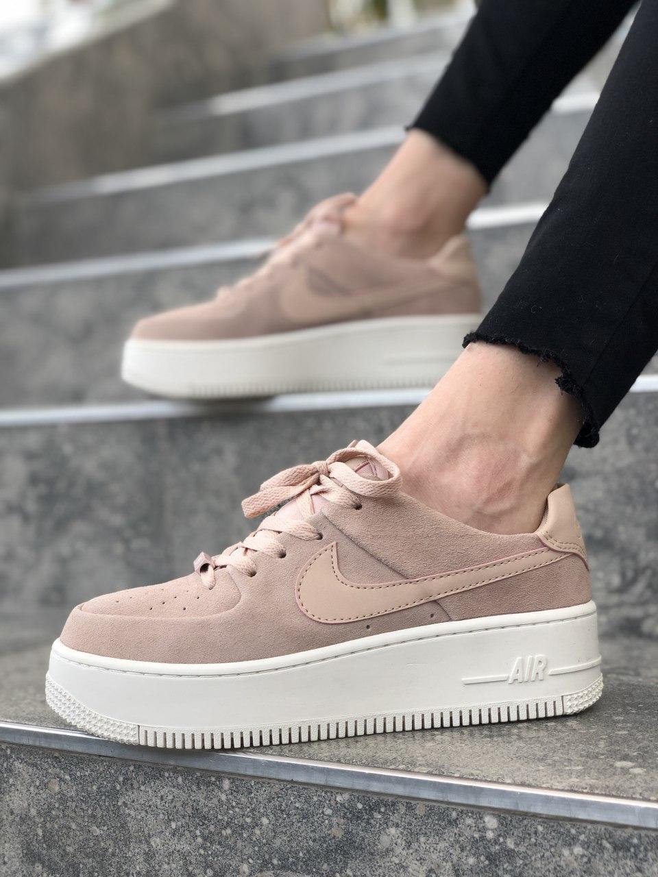 Nike Air Force 1 Sage Pink White 2