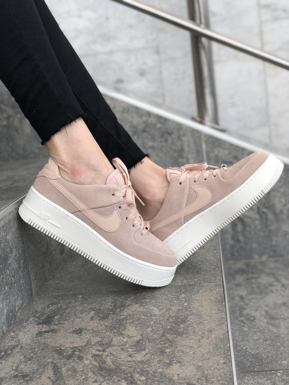 Nike Air Force 1 Sage Pink White 2