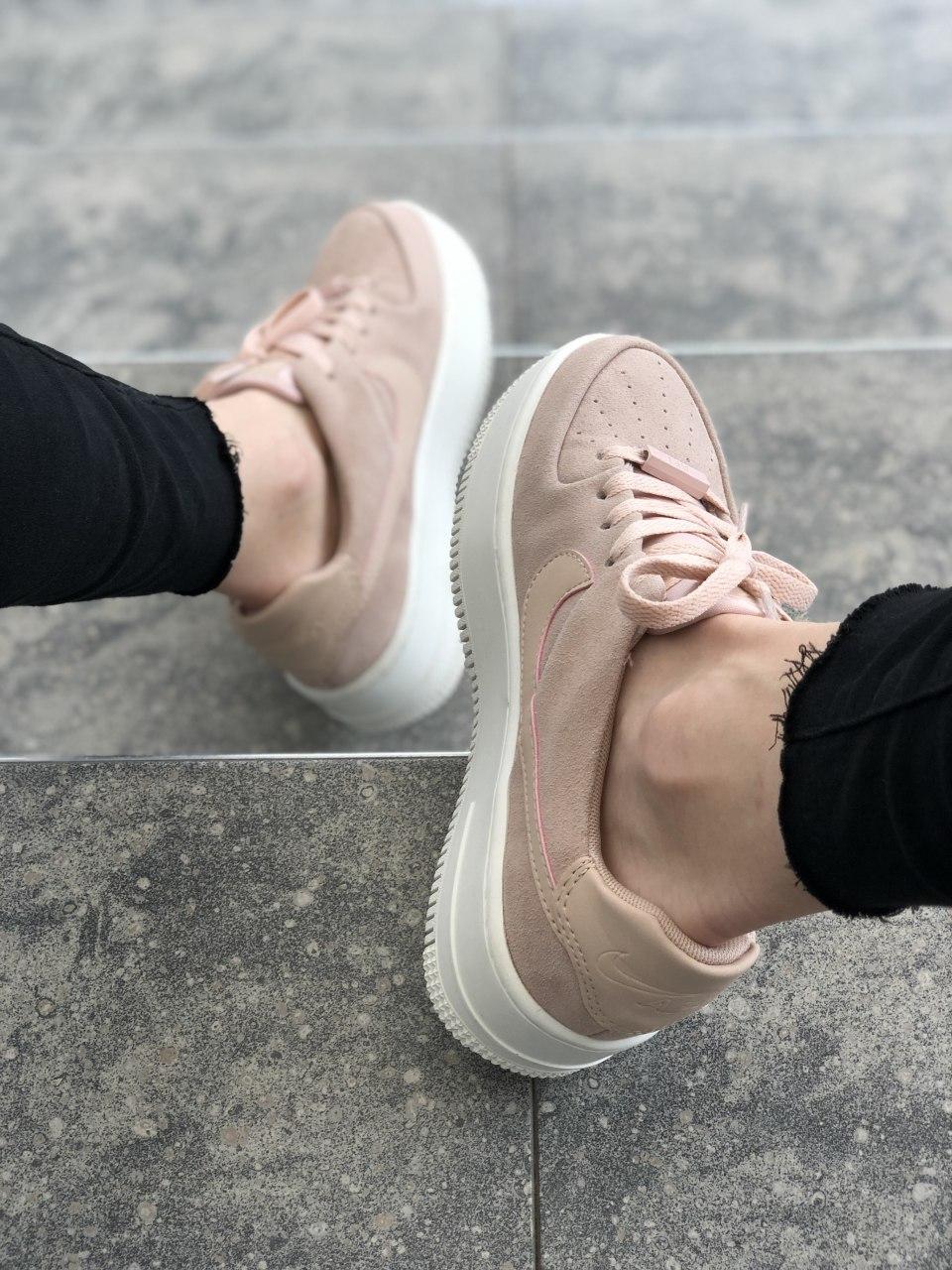 Nike Air Force 1 Sage Pink White 2