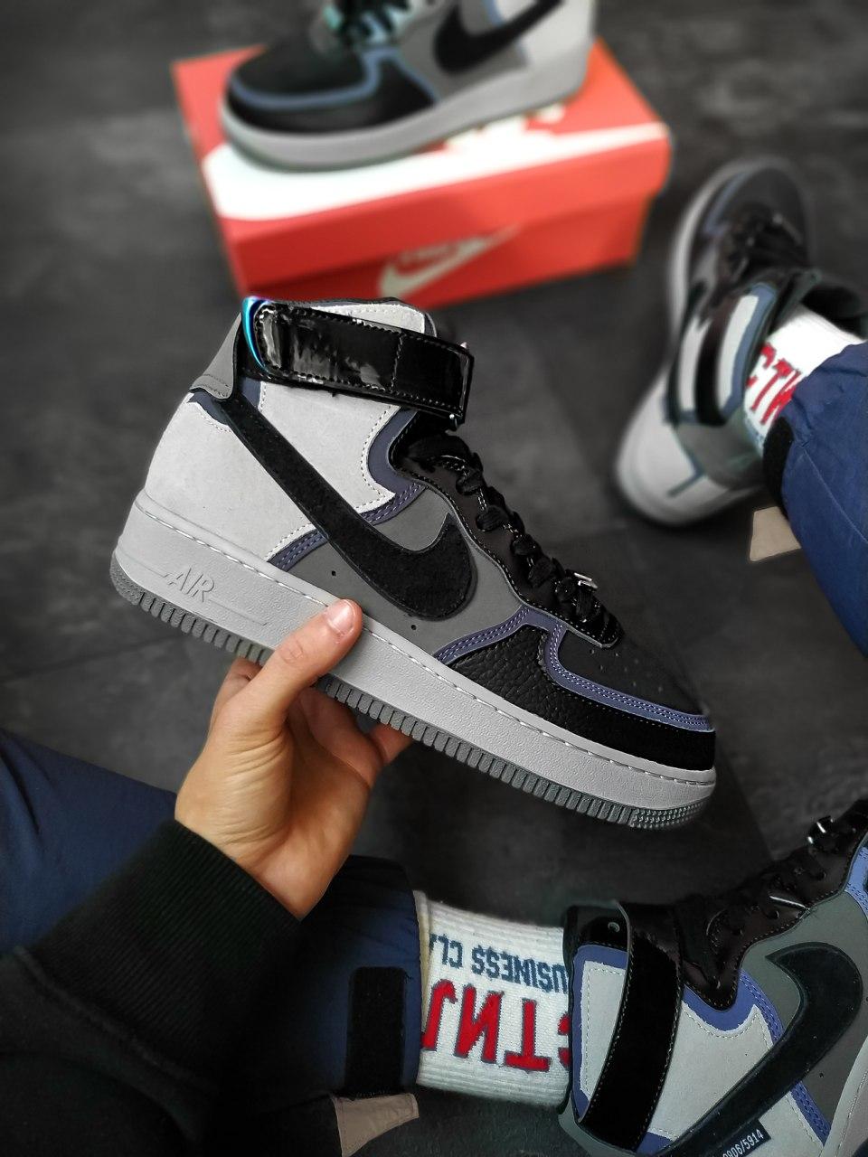 Nike Air Force 1 High Black Grey