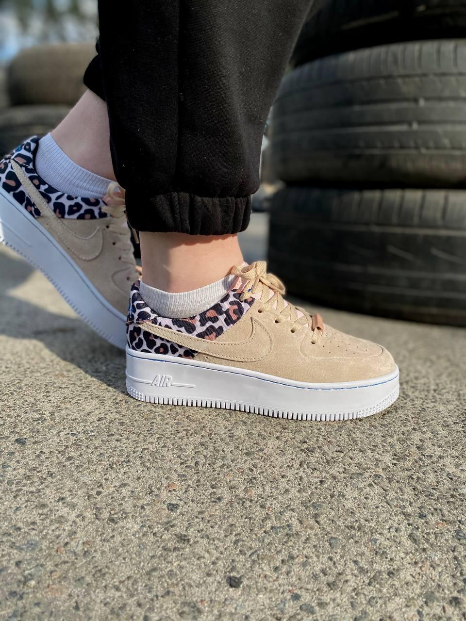 Nike Air Force 1 Sage Premium Leopard