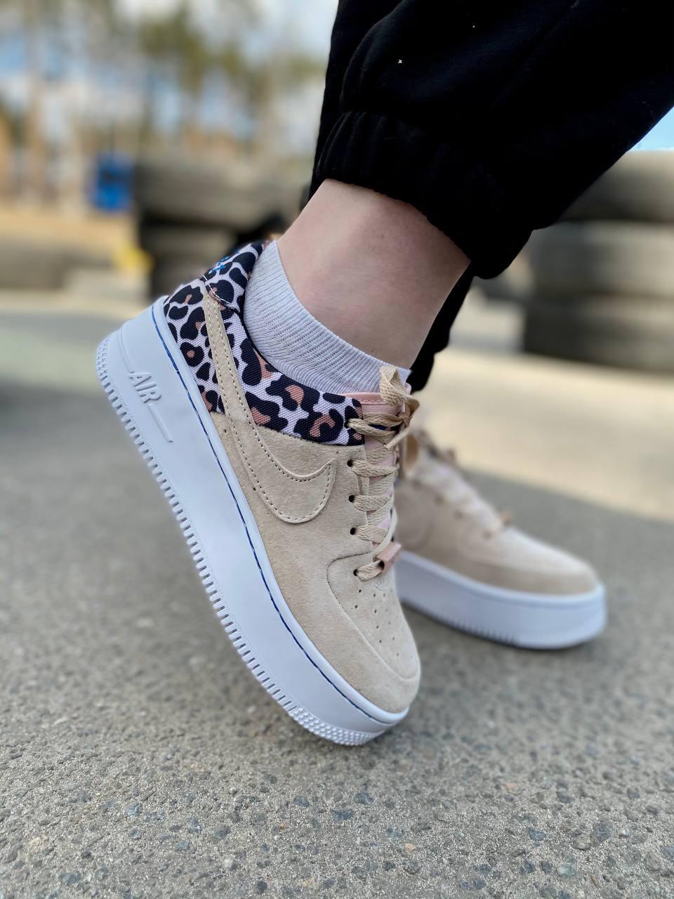 Nike Air Force 1 Sage Premium Leopard