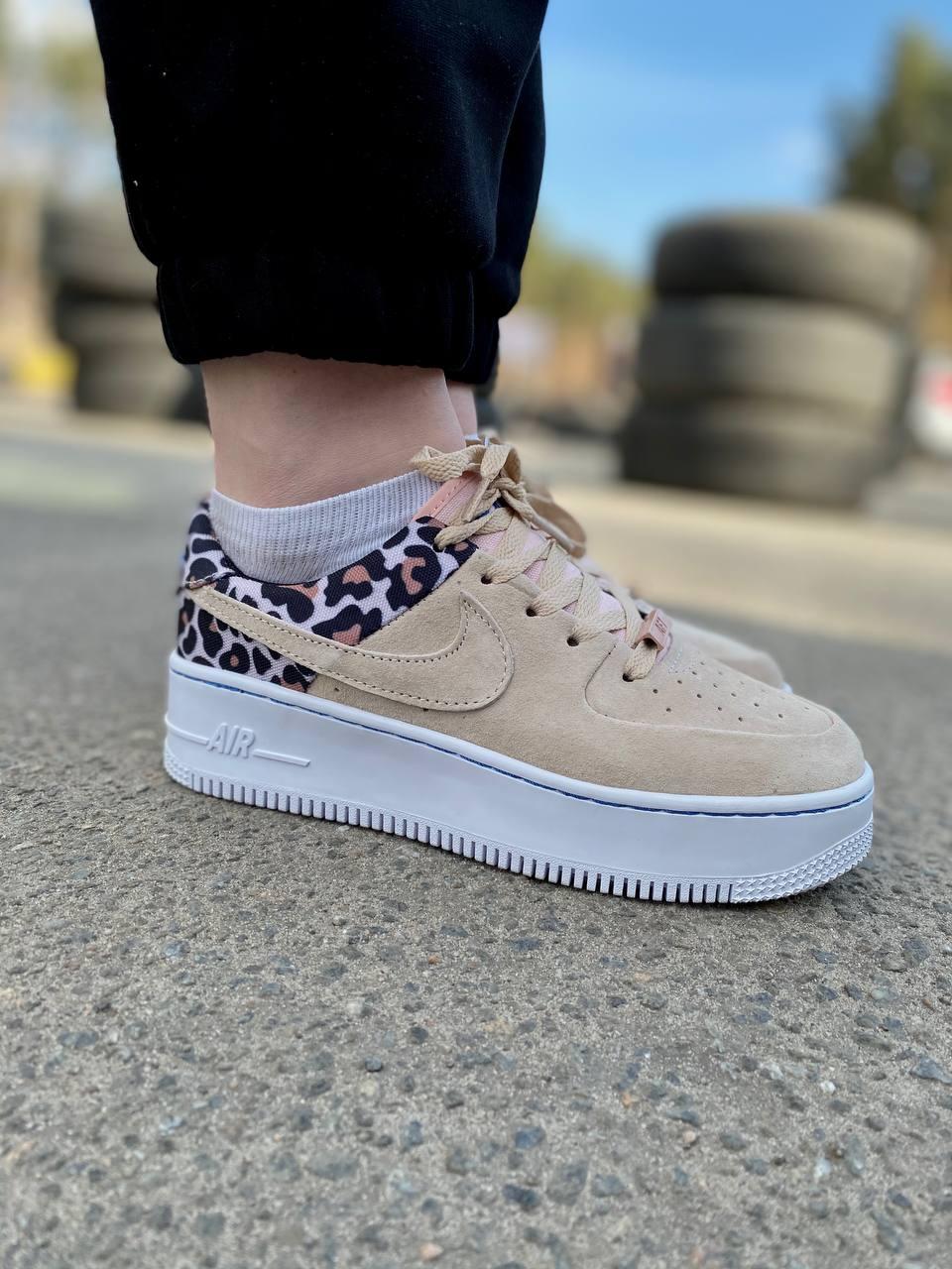 Nike Air Force 1 Sage Premium Leopard
