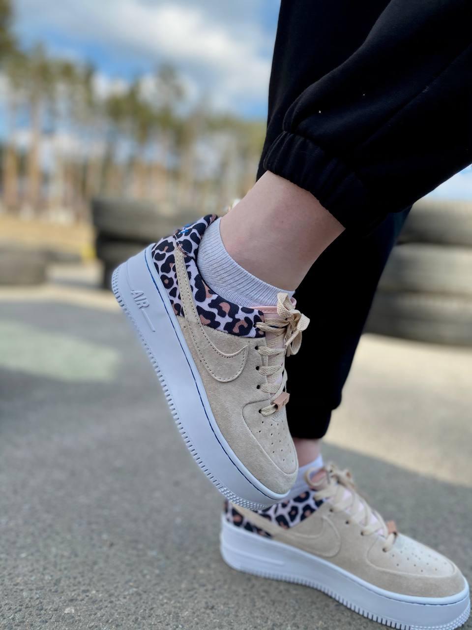 Nike Air Force 1 Sage Premium Leopard