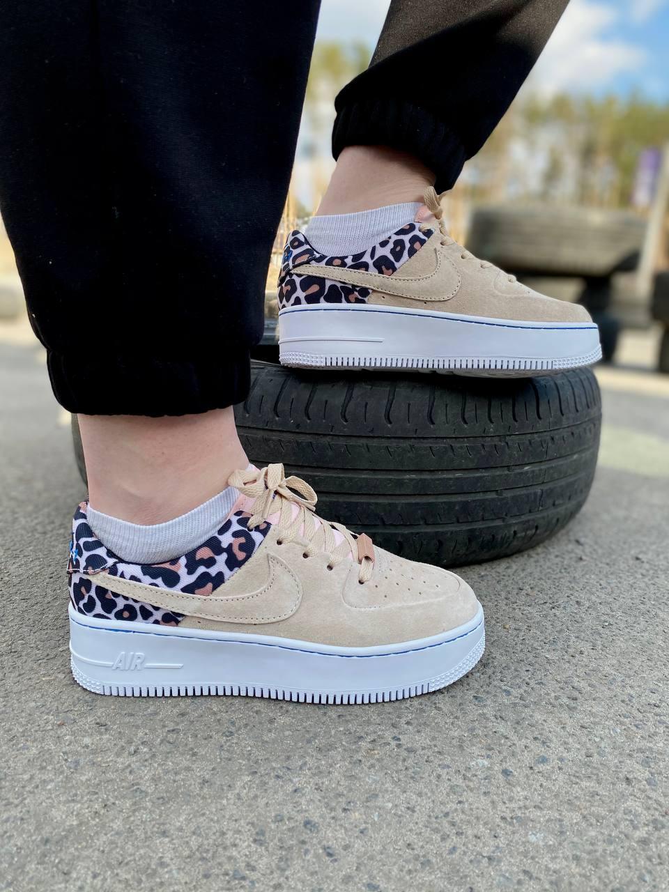 Nike Air Force 1 Sage Premium Leopard