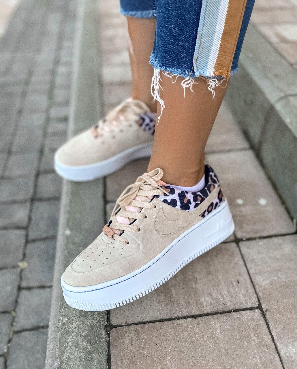 Nike Air Force 1 Sage Premium Leopard