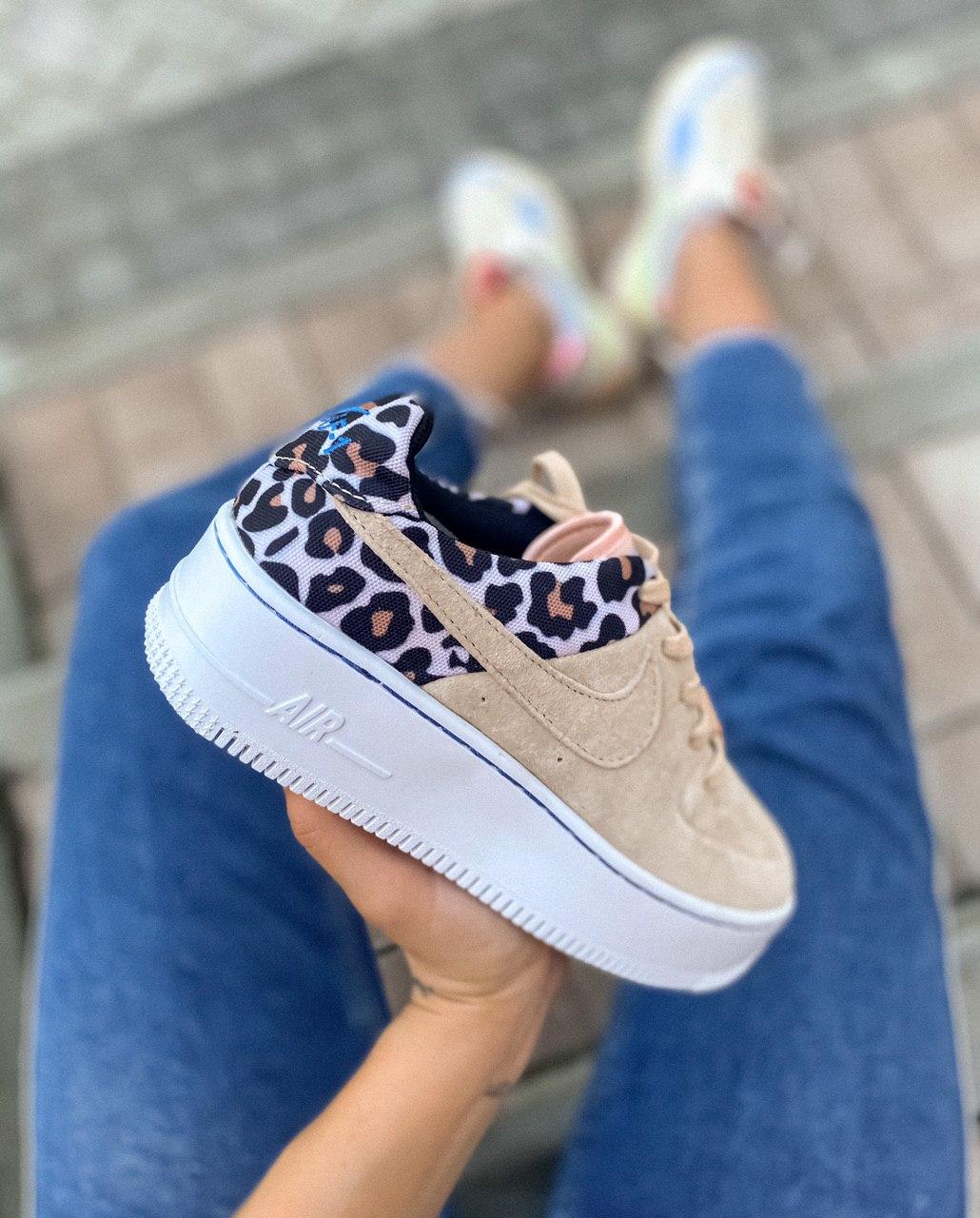 Nike Air Force 1 Sage Premium Leopard