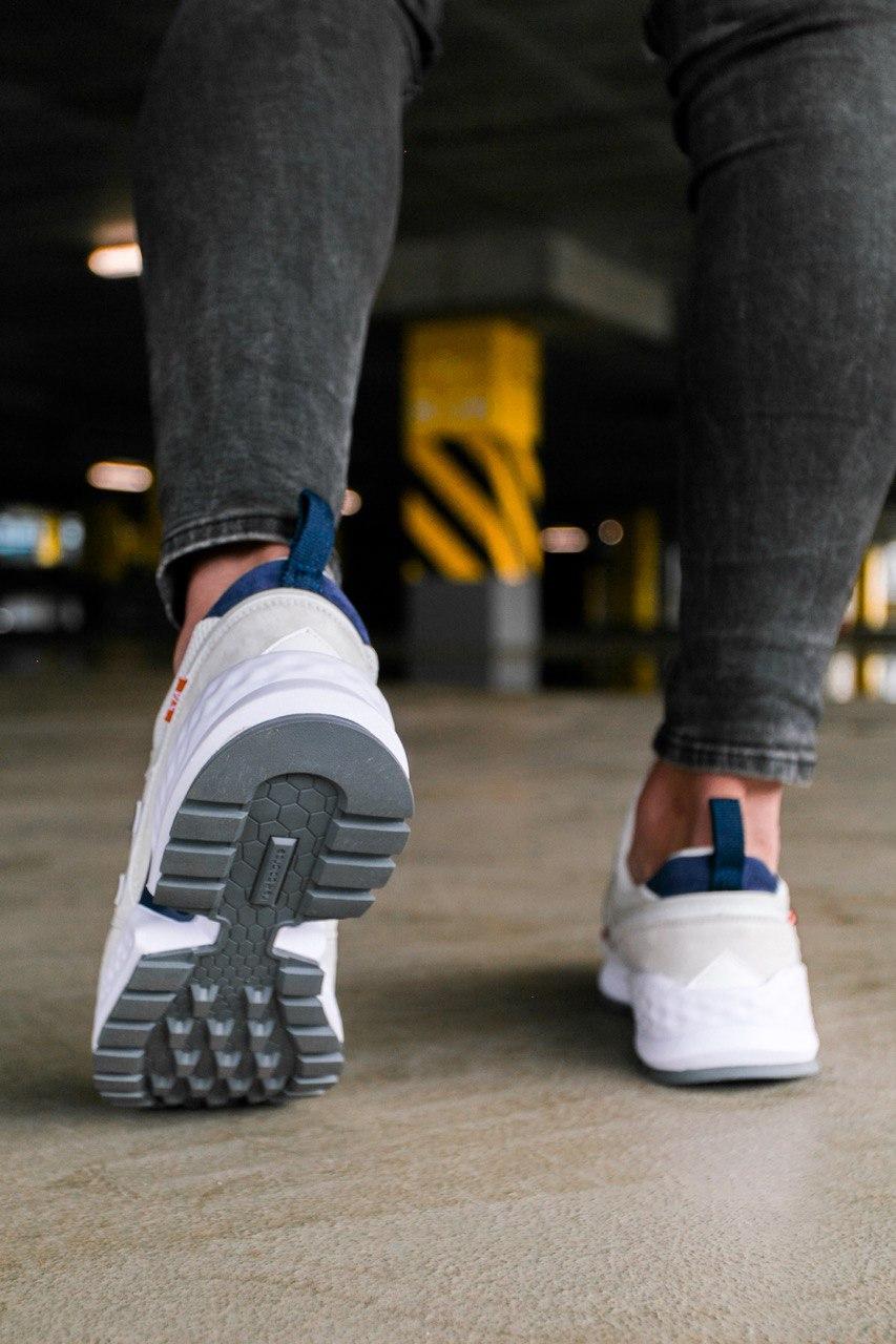 New Balance 574 Sport 2019 White «Blue Logo»