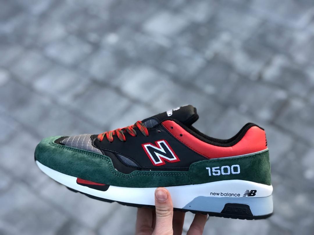 New Balance 1500 Green Black White Red