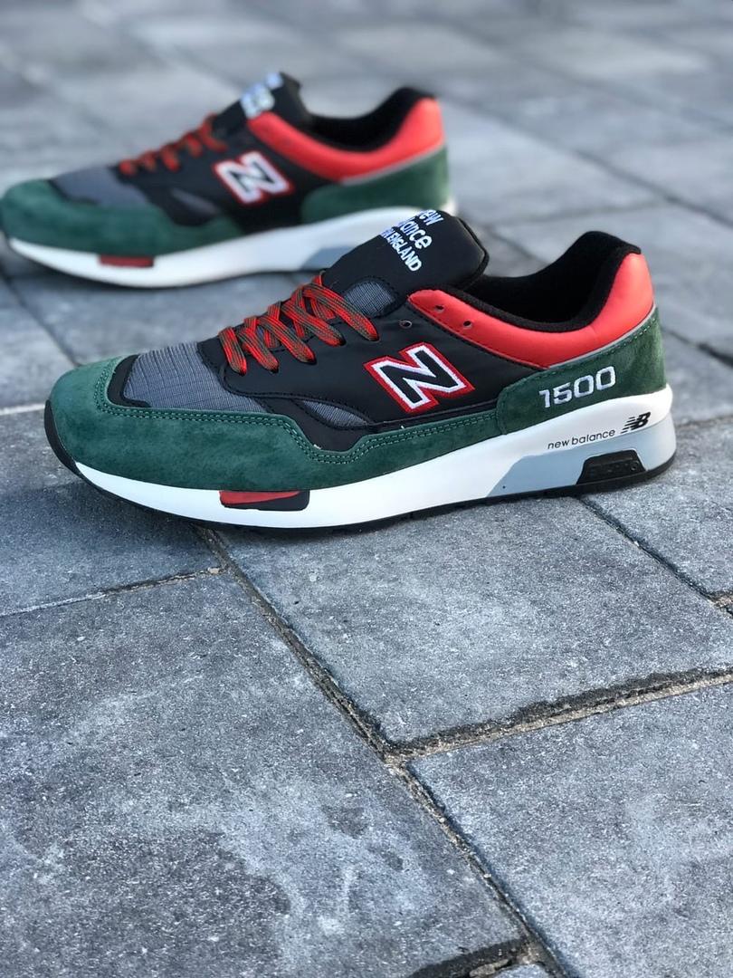 New Balance 1500 Green Black White Red
