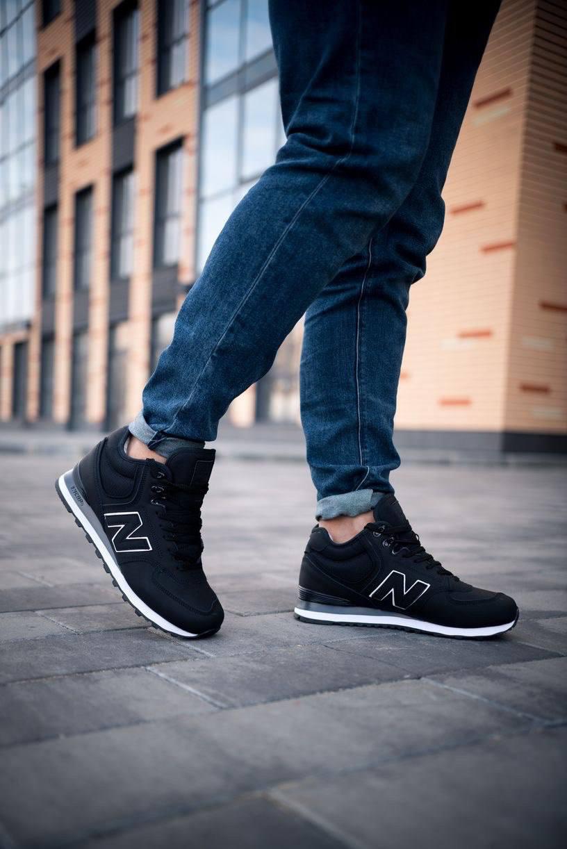 New Balance 574 Mid Black White