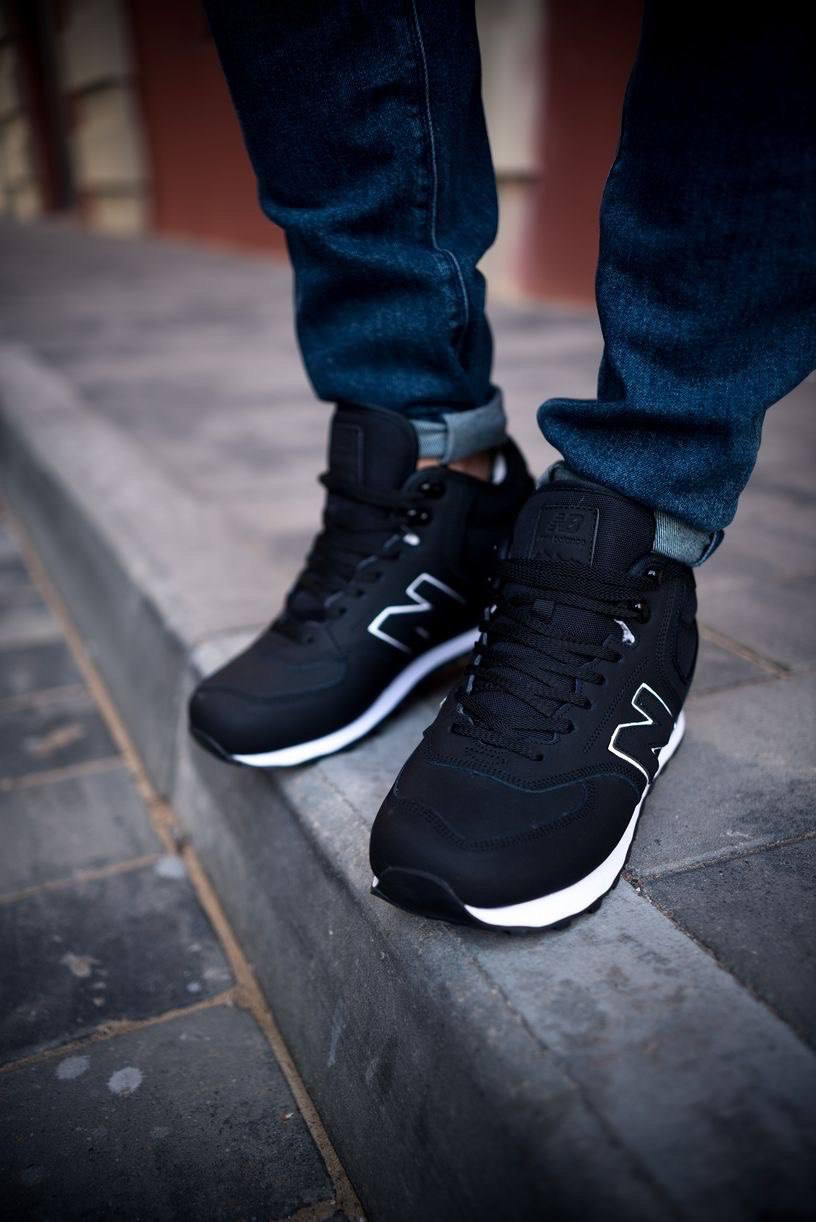 New Balance 574 Mid Black White