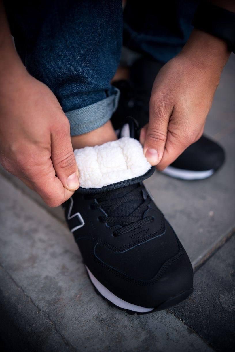 New Balance 574 Mid Black White