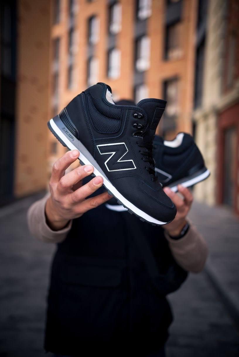 New Balance 574 Mid Black White