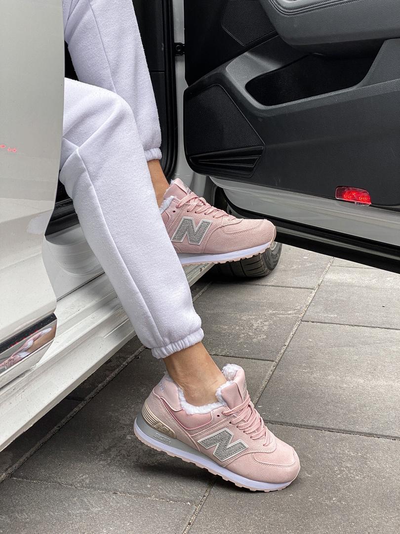 New Balance 574 Pink White 4