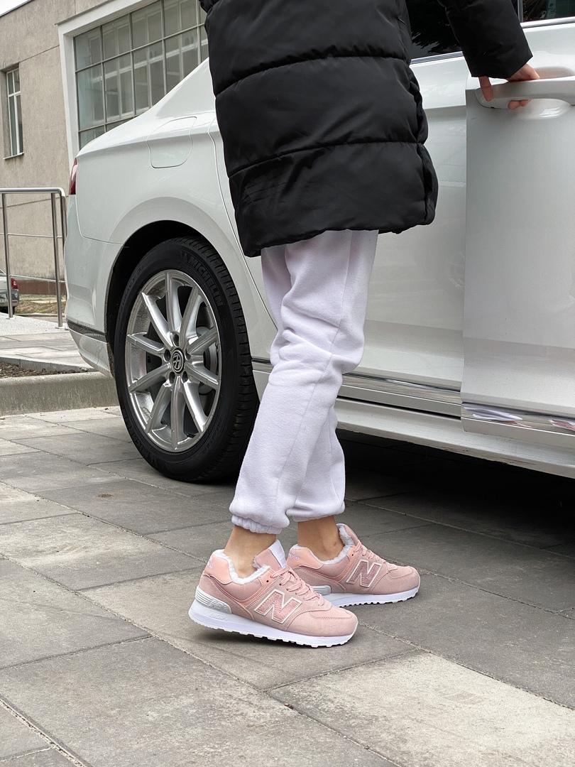 New Balance 574 Pink White 5