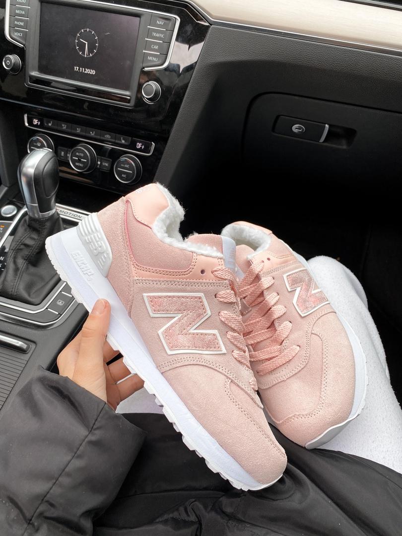 New Balance 574 Pink White 5