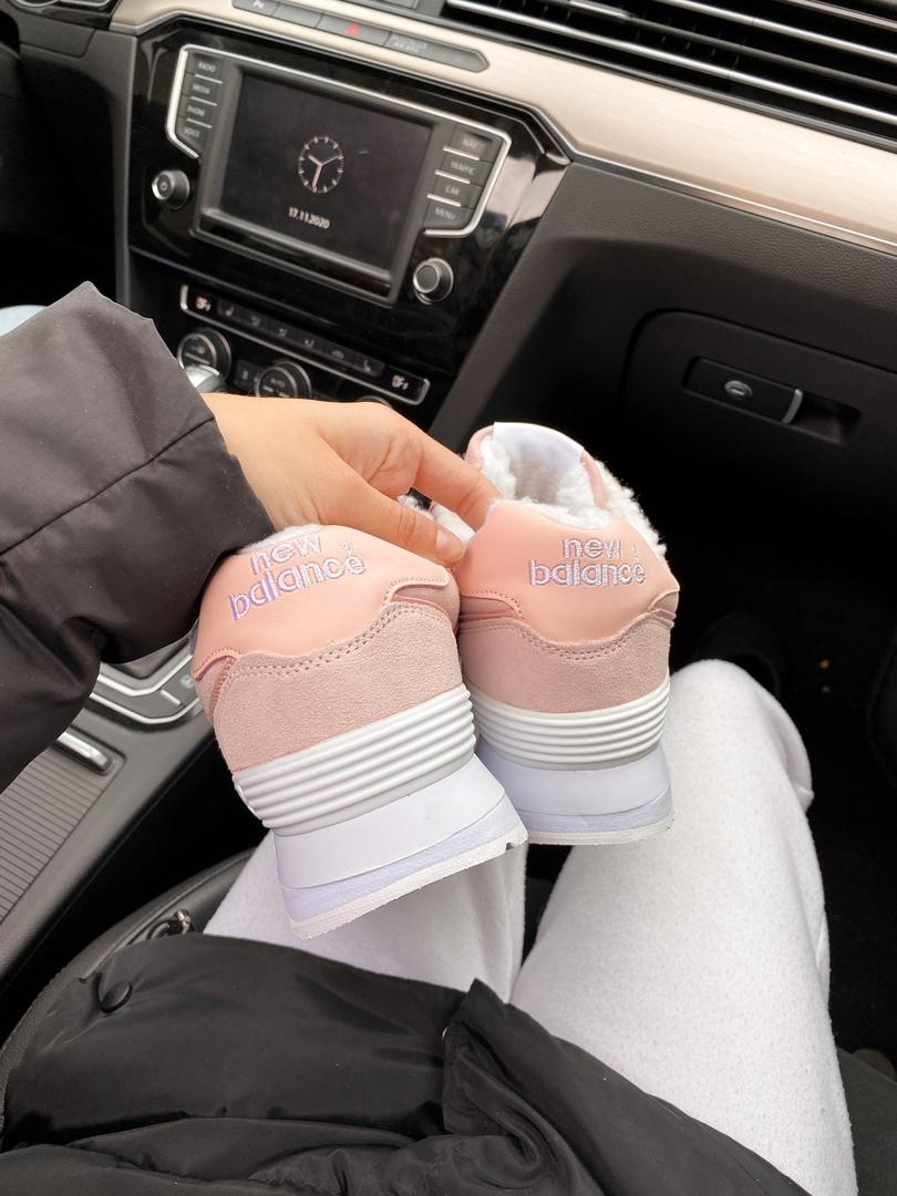 New Balance 574 Pink White 5