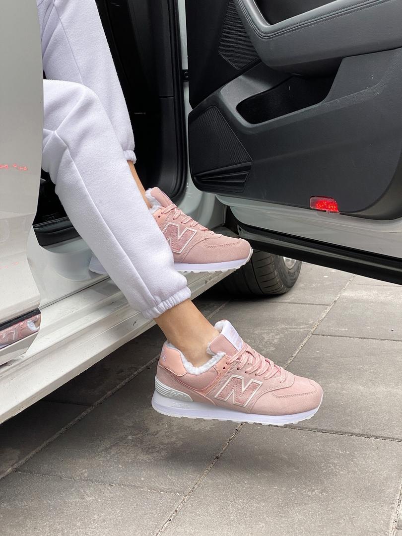 New Balance 574 Pink White 5
