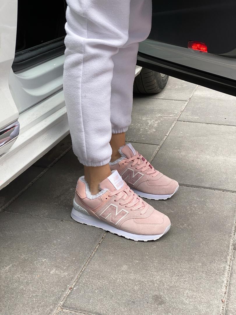 New Balance 574 Pink White 5