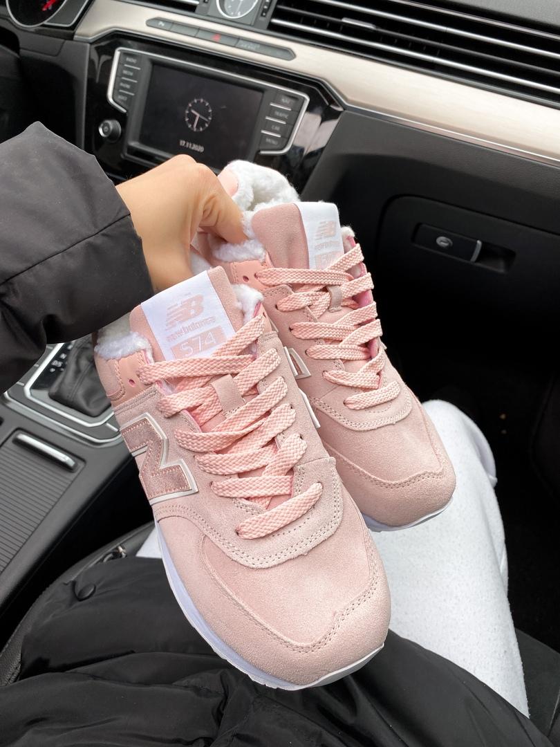 New Balance 574 Pink White 5