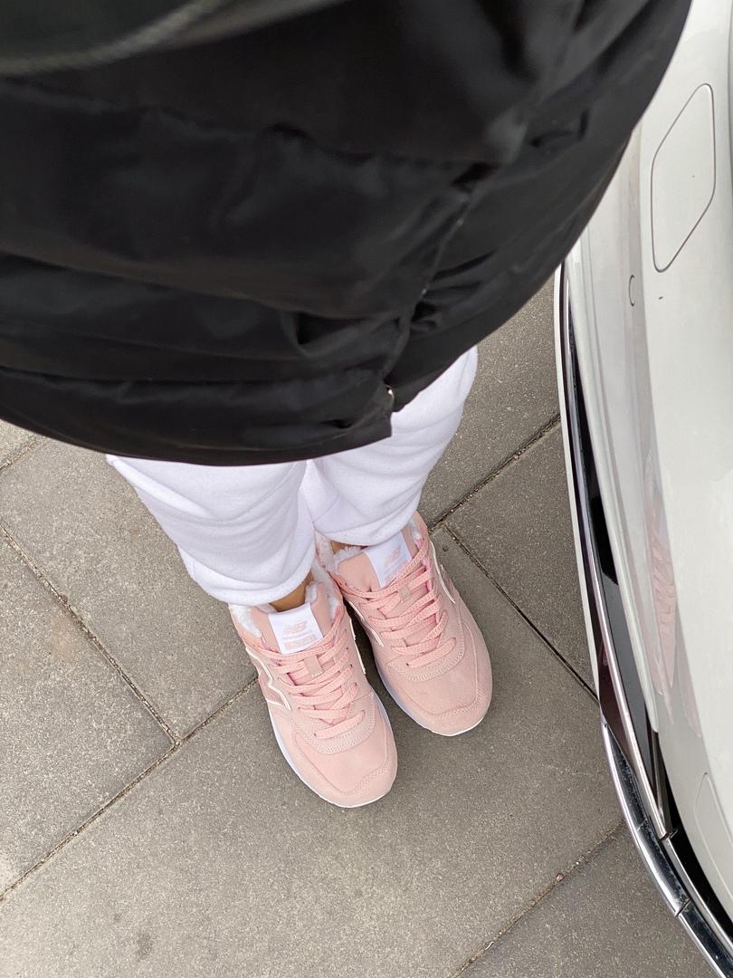 New Balance 574 Pink White 5