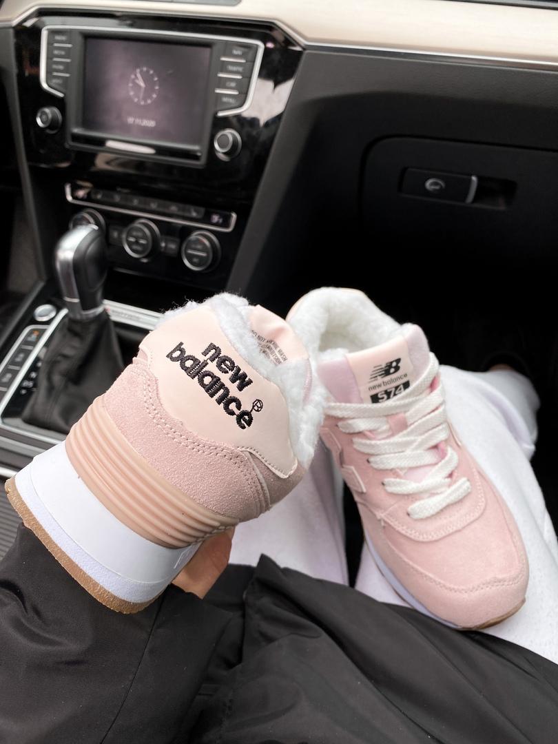New Balance 574 Pink White