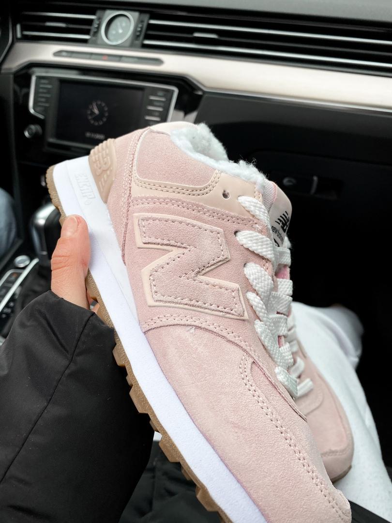 New Balance 574 Pink White