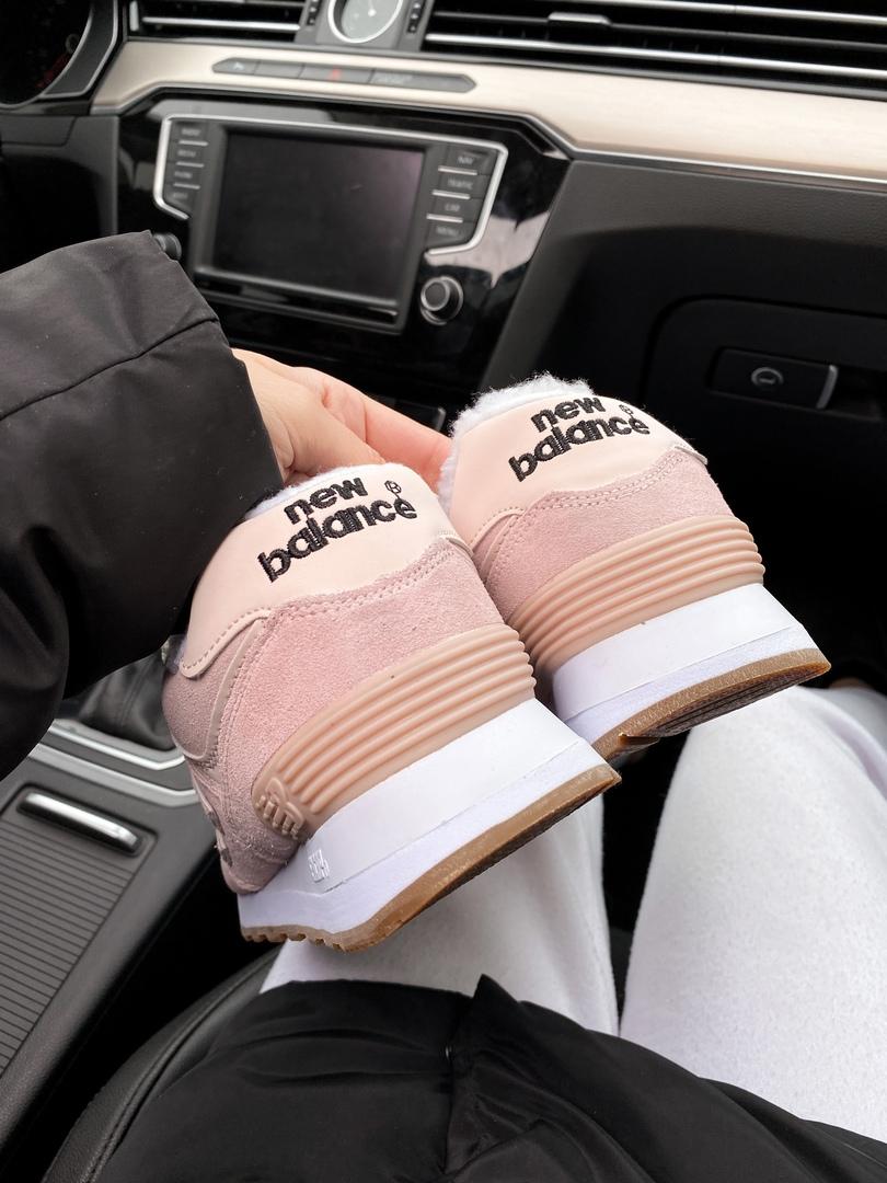 New Balance 574 Pink White