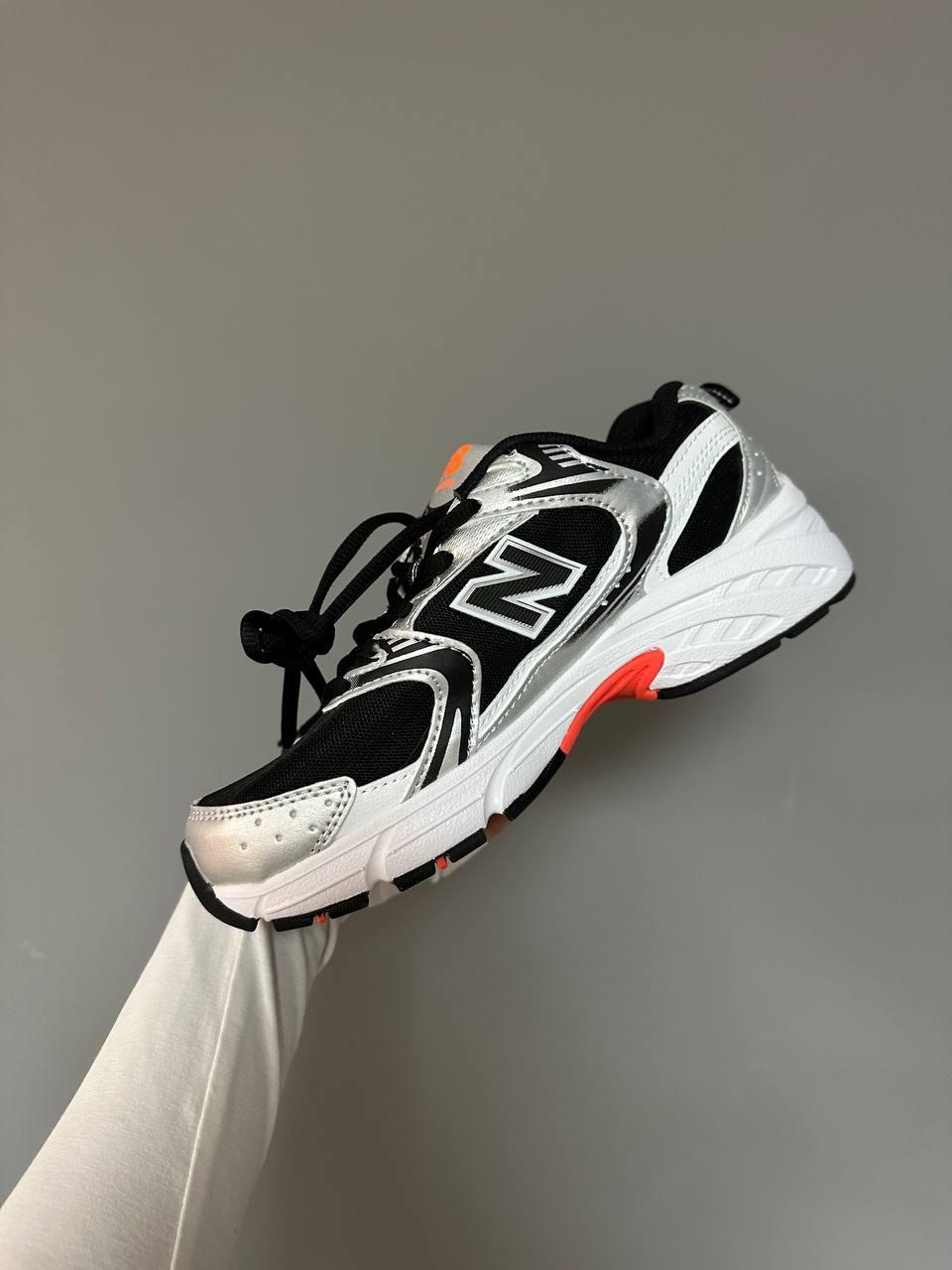 New Balance 530 Black Silver Orange