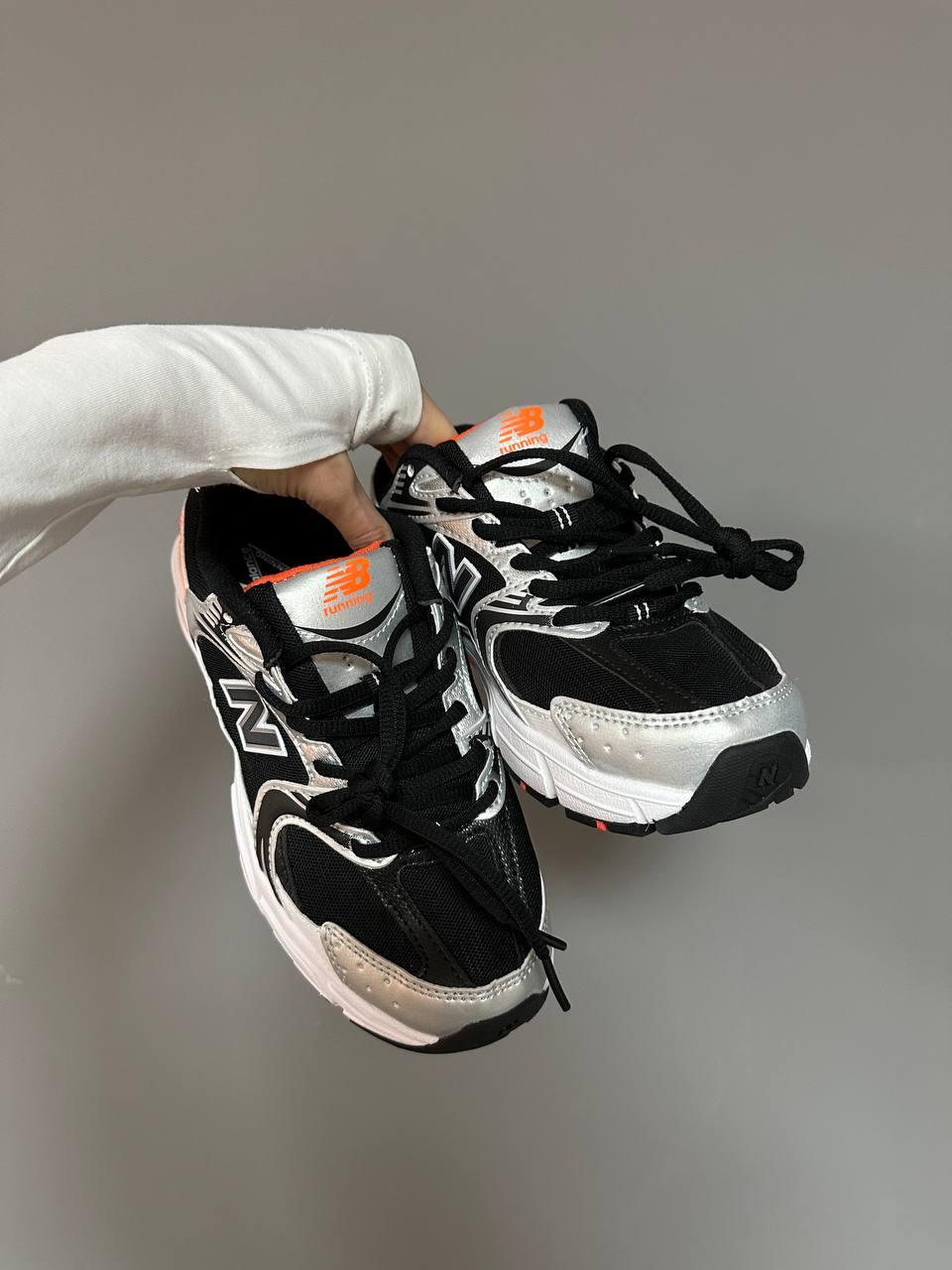 New Balance 530 Black Silver Orange