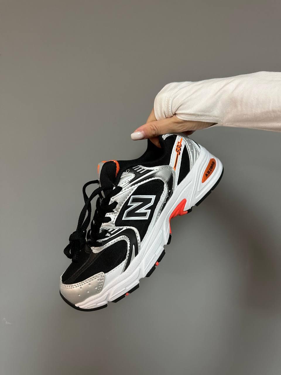 New Balance 530 Black Silver Orange