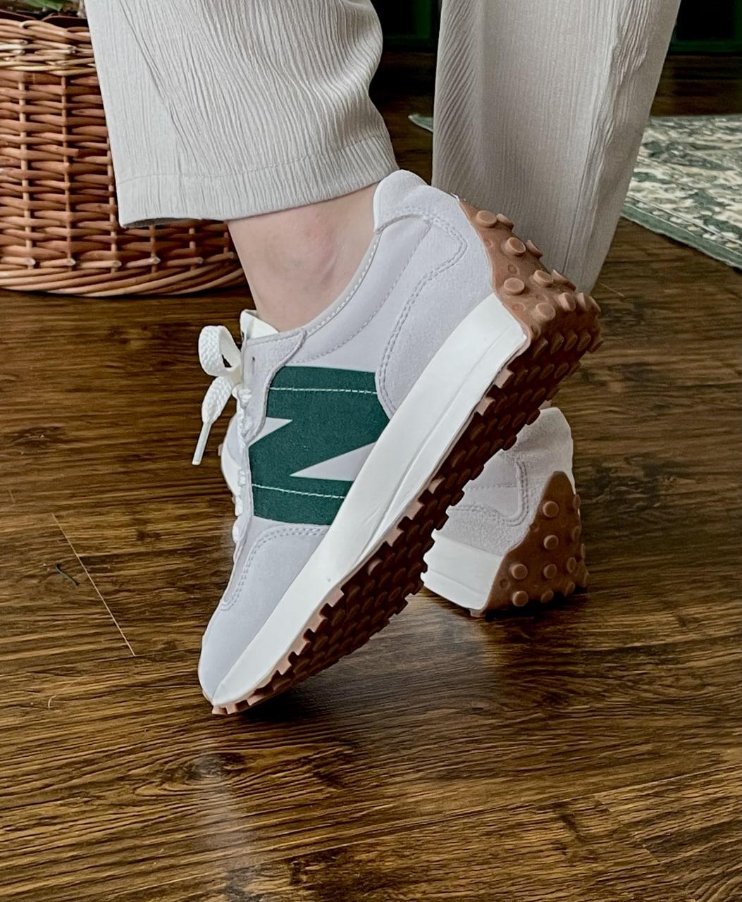 New Balance 327 Beige Green v2