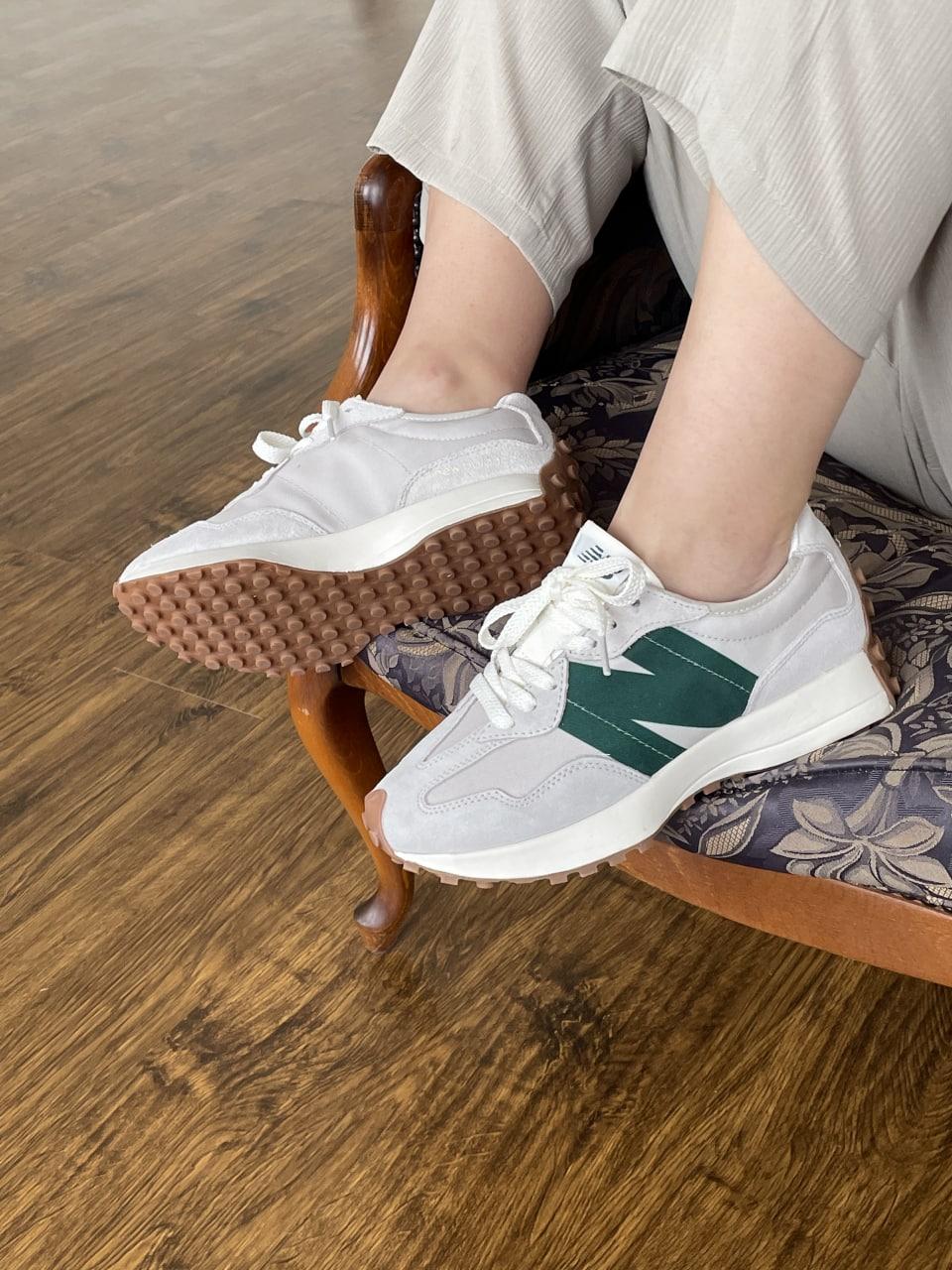 New Balance 327 Beige Green v2
