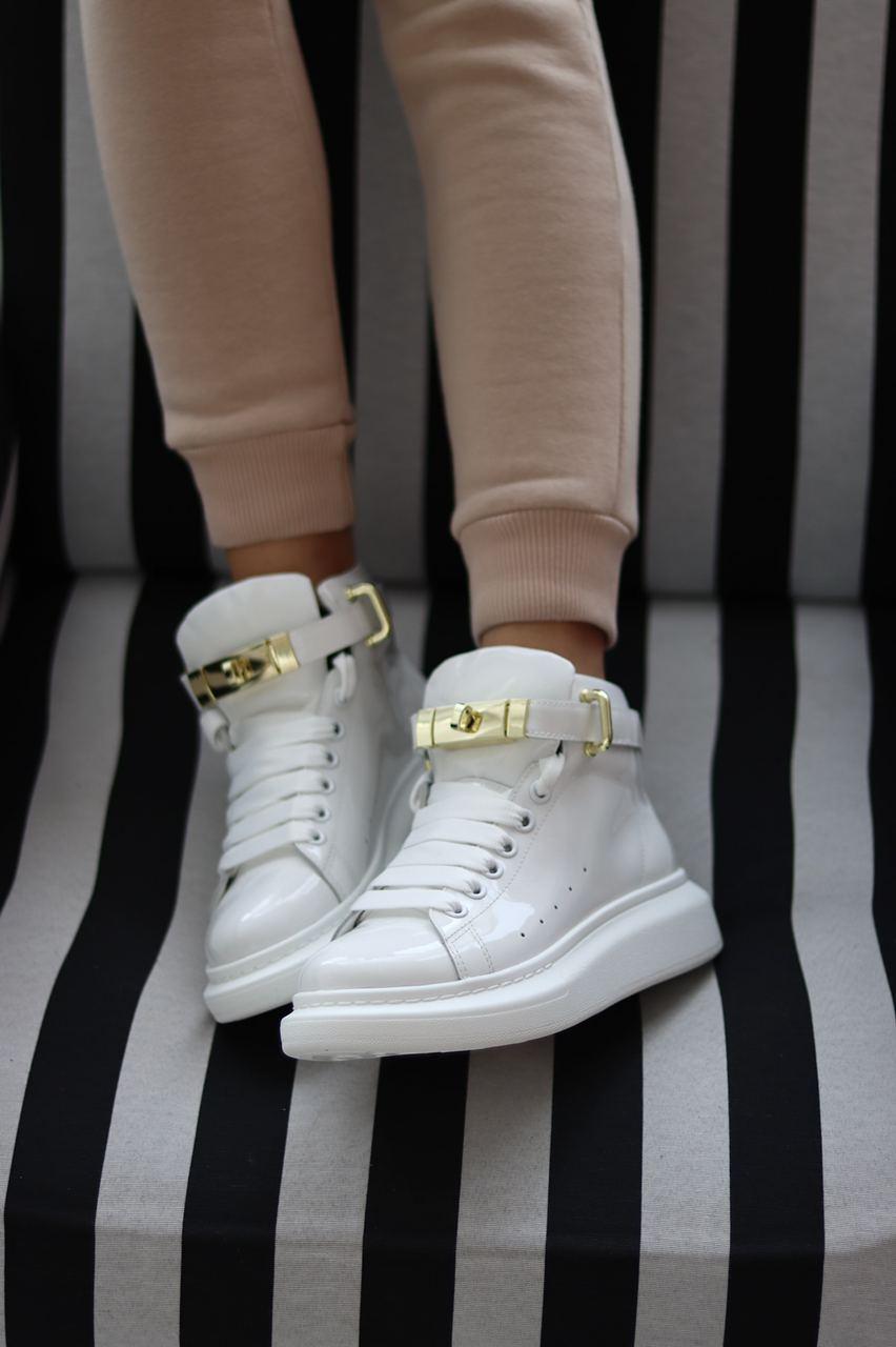 Alexander McQueen Sneakers High White Premium