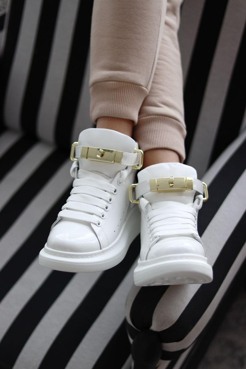 Alexander McQueen Sneakers High White Premium