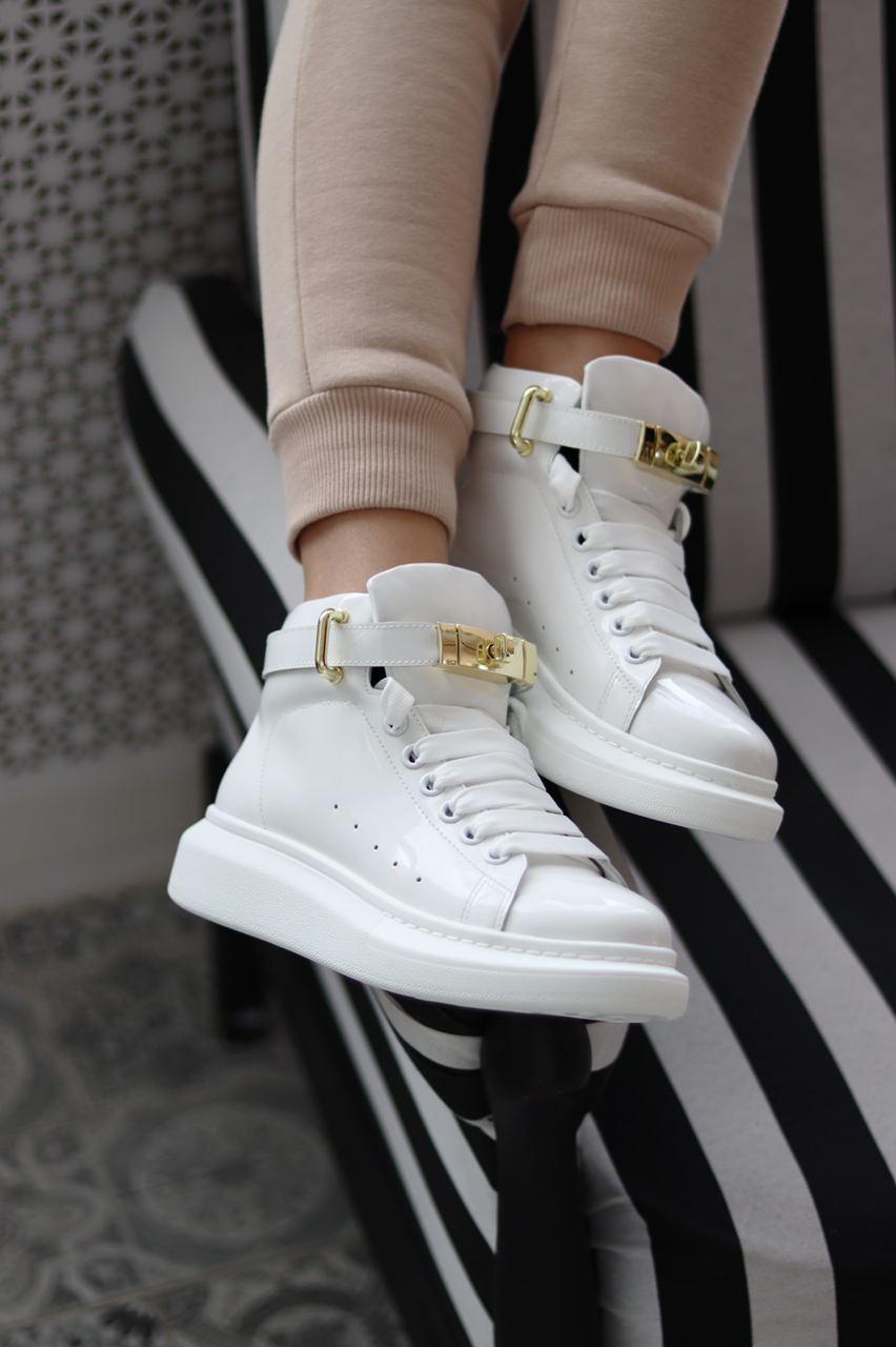 Alexander McQueen Sneakers High White Premium