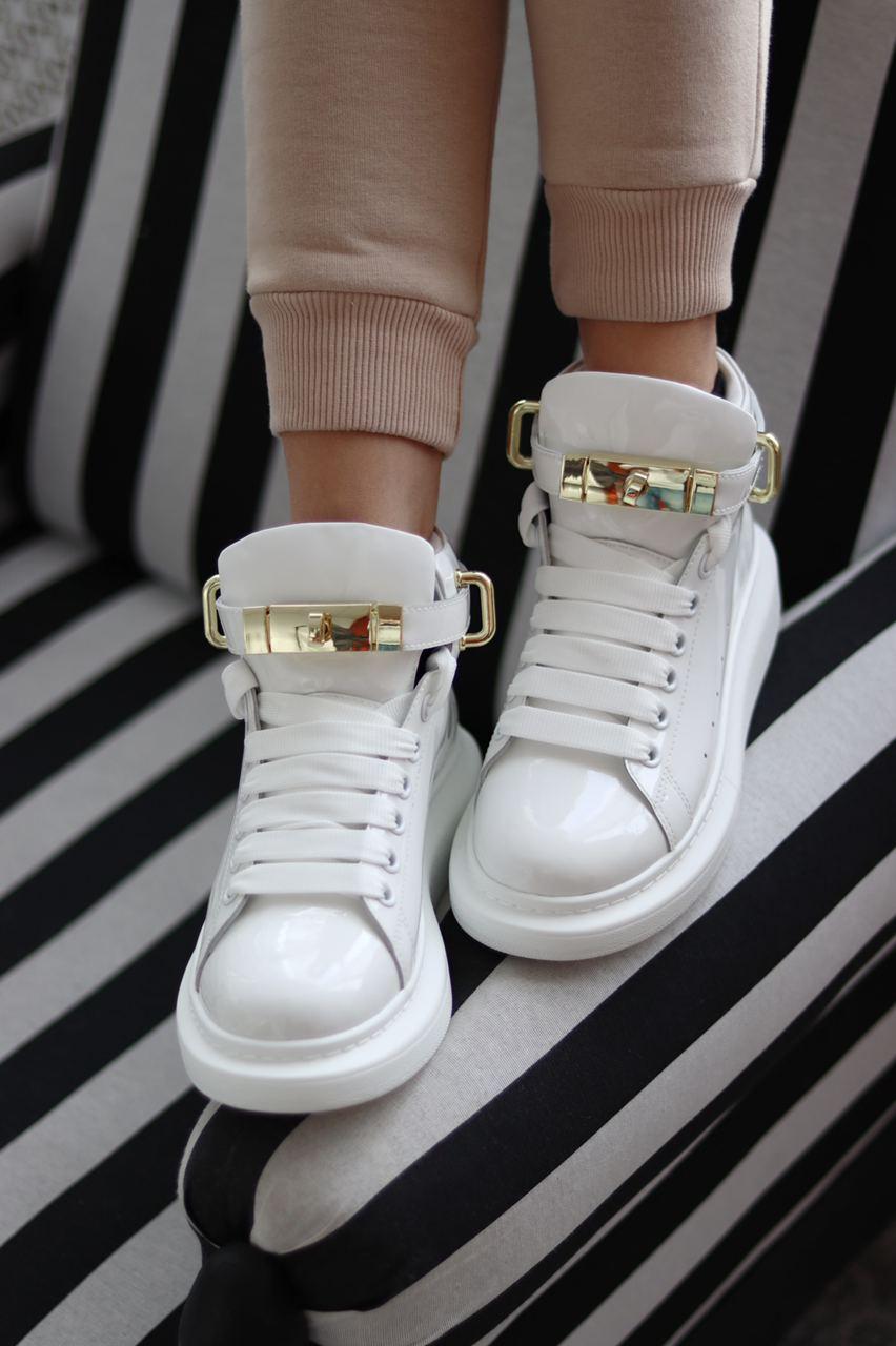Alexander McQueen Sneakers High White Premium