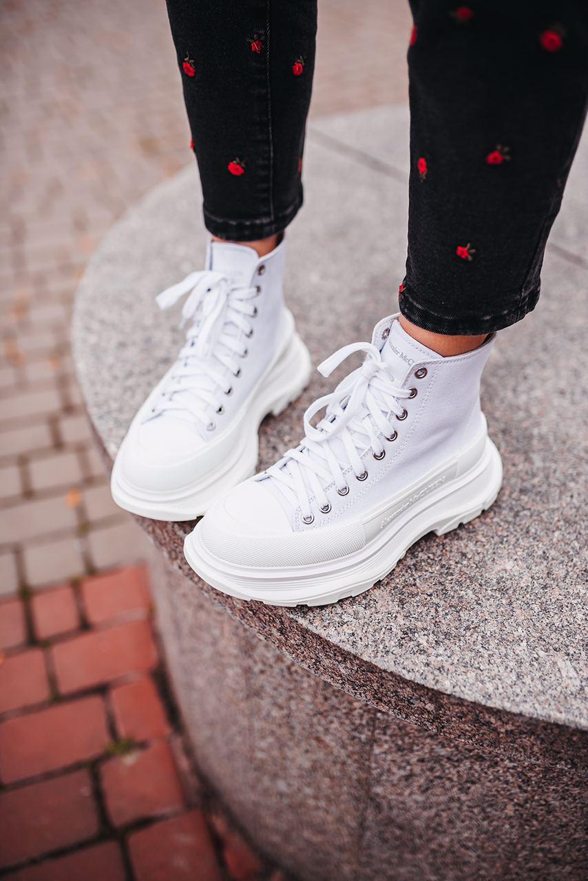 Alexander McQueen Tread Slick Full White