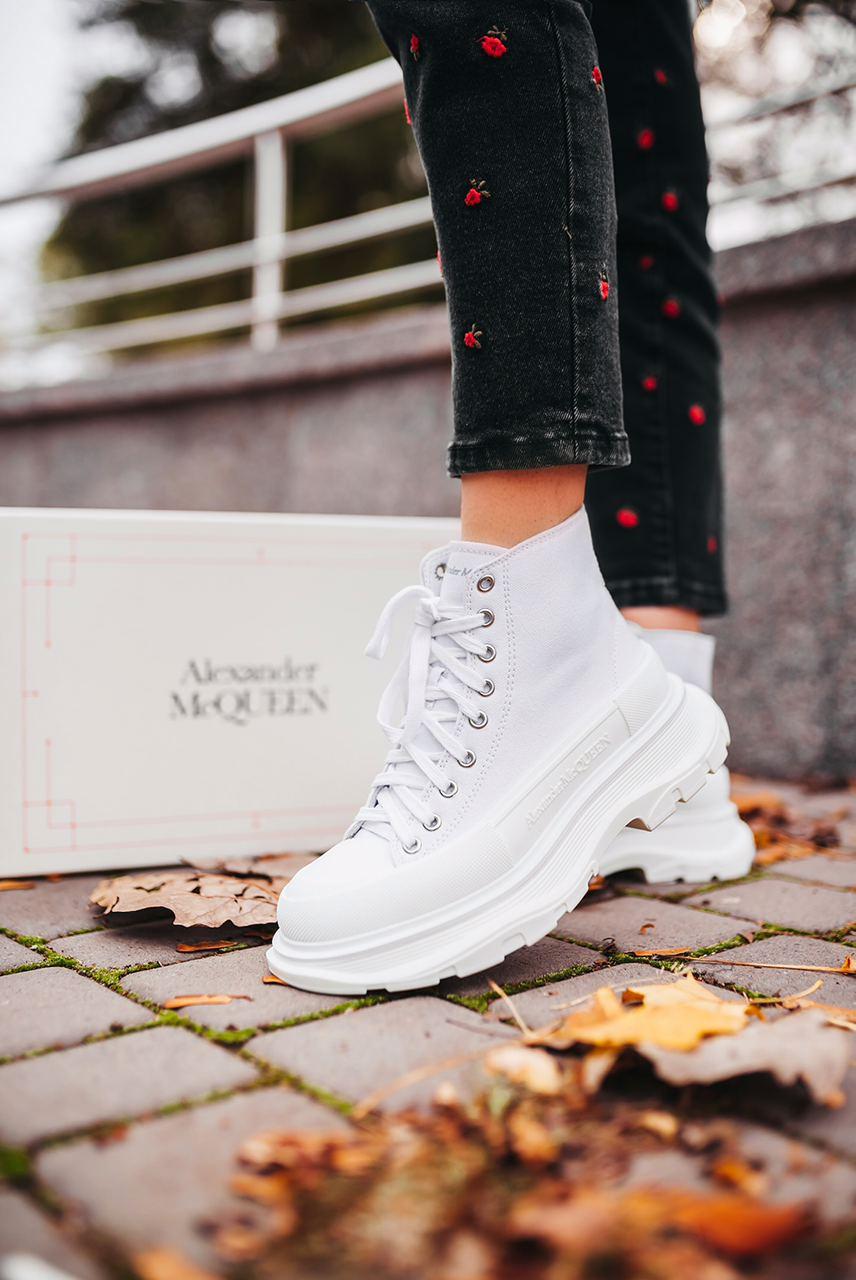 Alexander McQueen Tread Slick Full White