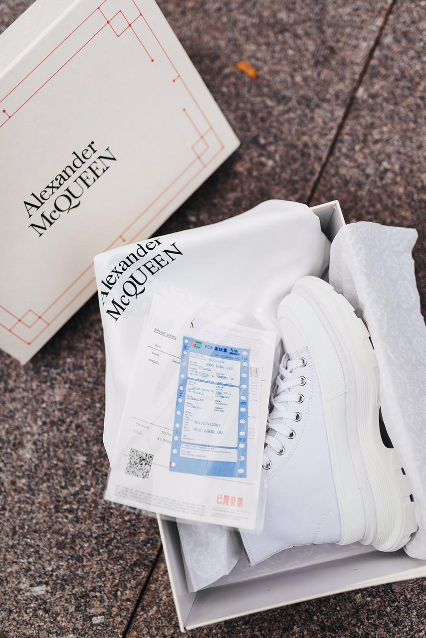 Alexander McQueen Tread Slick Full White