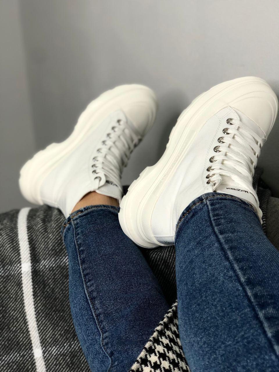Alexander McQueen Tread Slick Full White