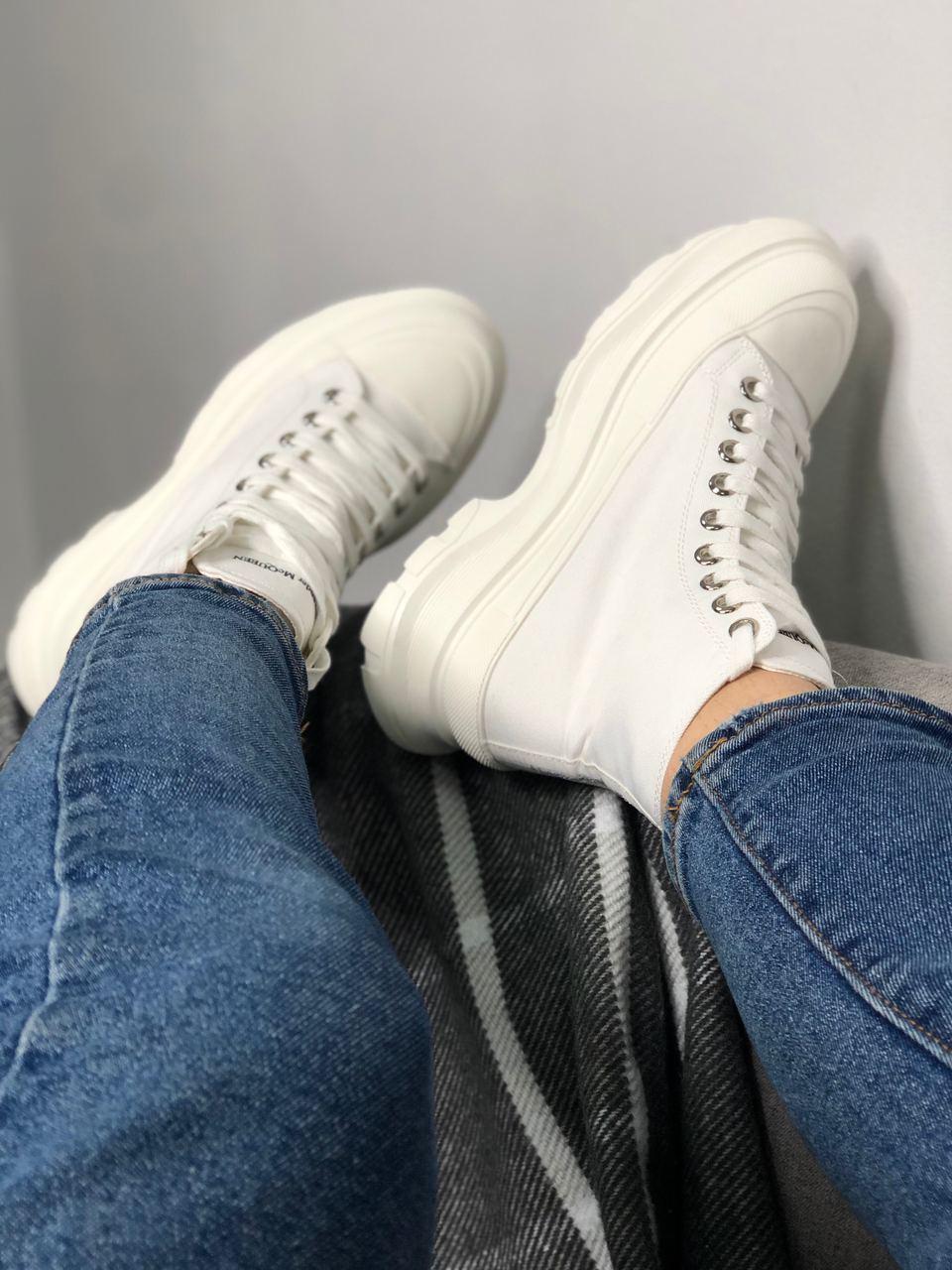 Alexander McQueen Tread Slick Full White