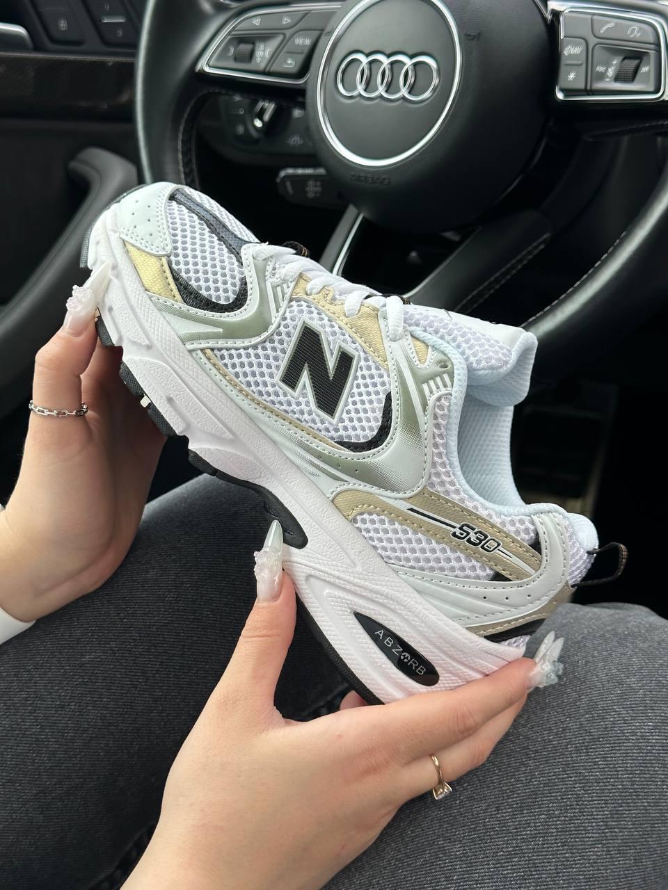 New Balance 530 White Gold Black Premium