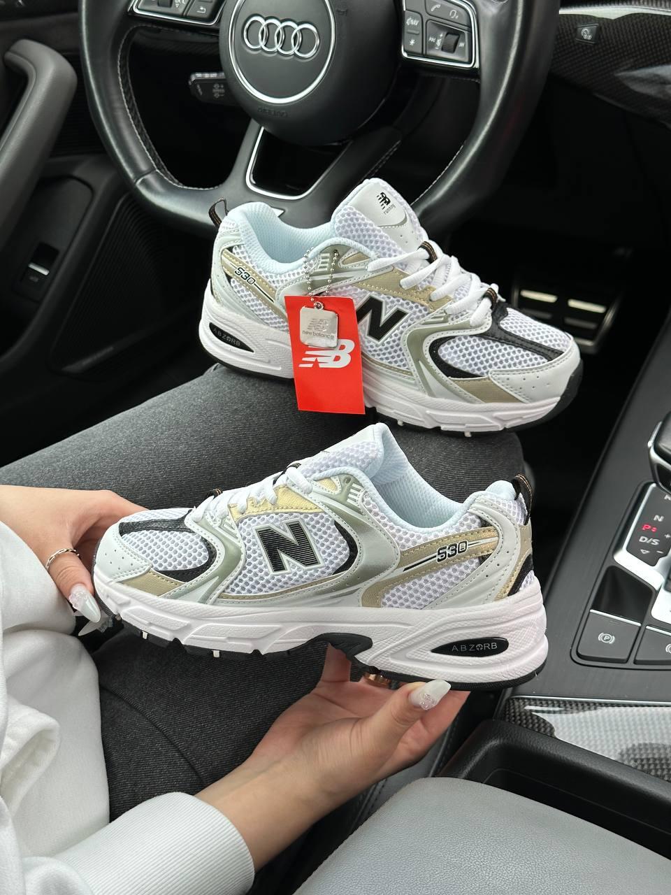 New Balance 530 White Gold Black Premium