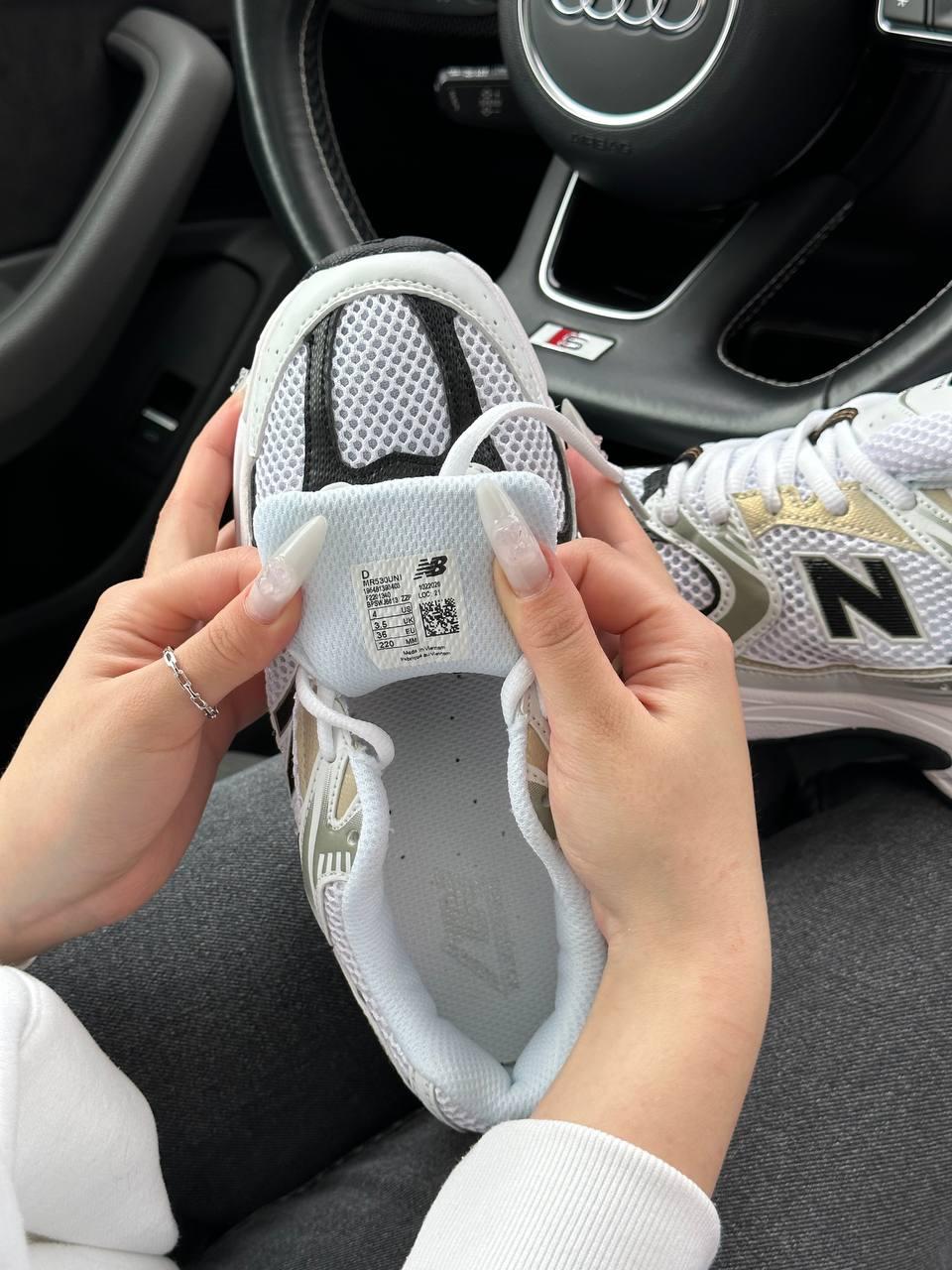New Balance 530 White Gold Black Premium