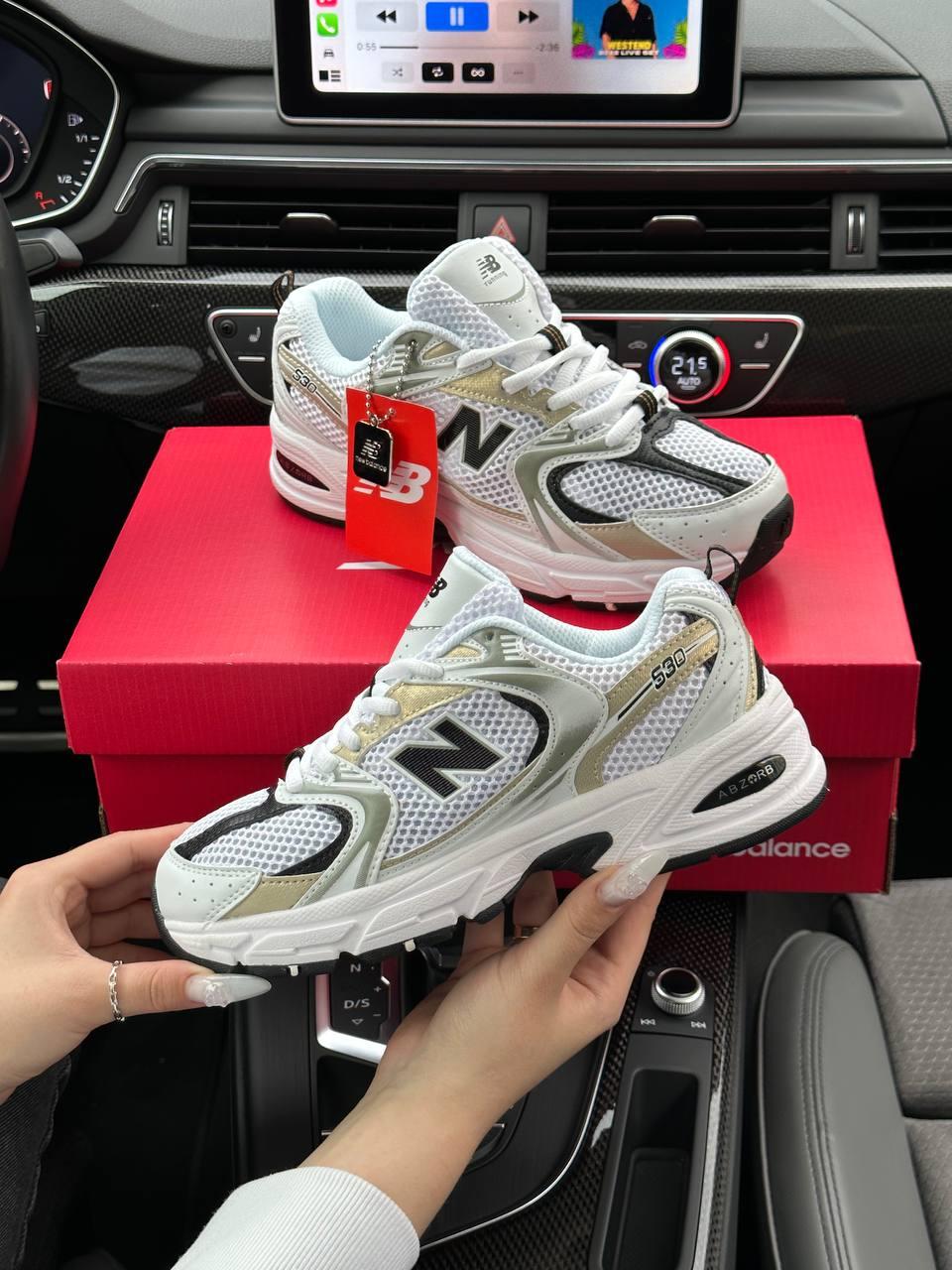 New Balance 530 White Gold Black Premium