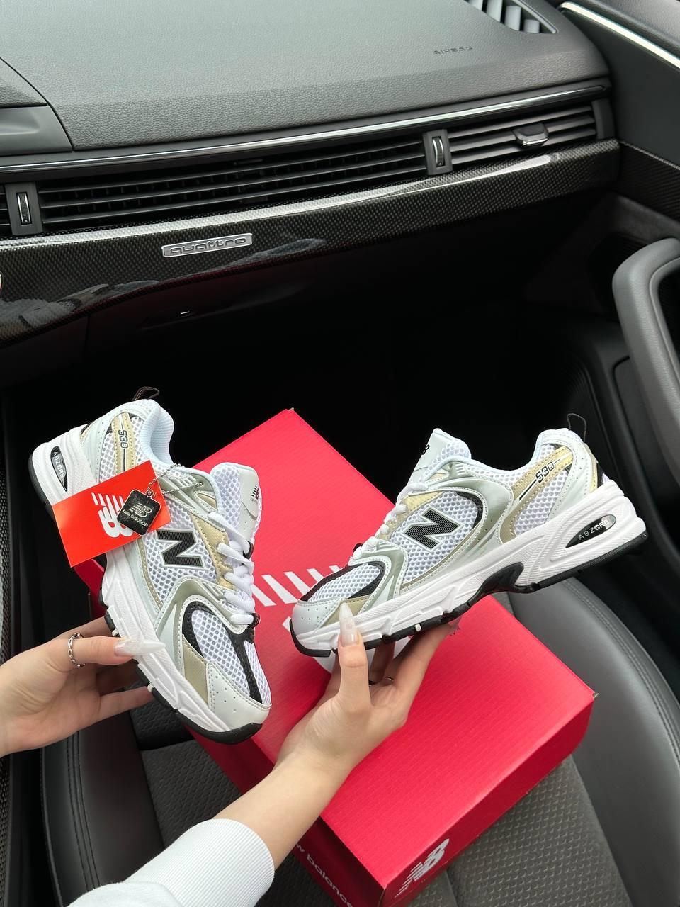 New Balance 530 White Gold Black Premium