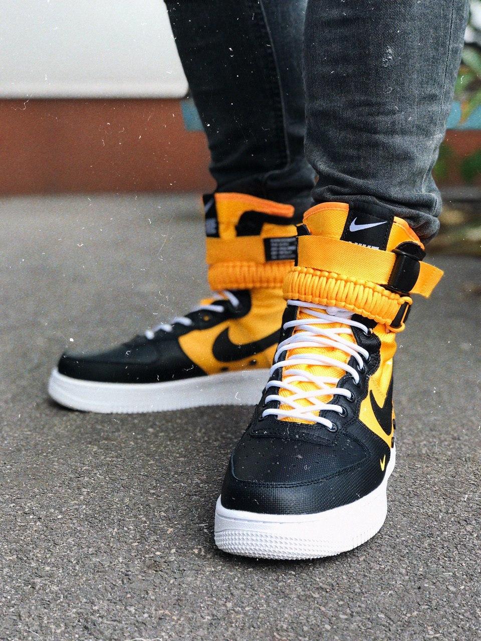 Nike Special Fled Air Force 1 Yellow White Black
