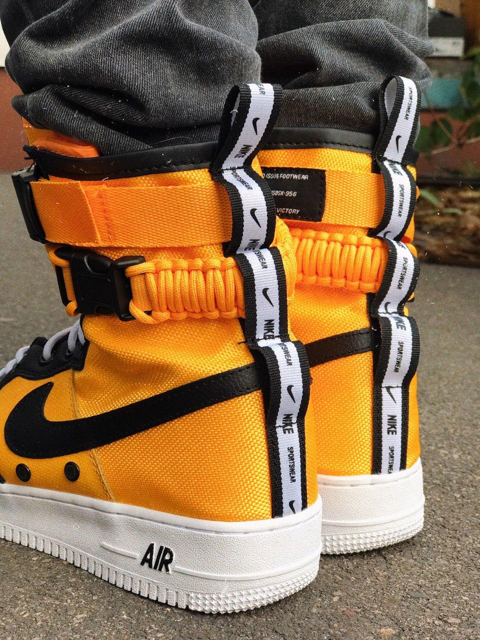 Nike Special Fled Air Force 1 Yellow White Black